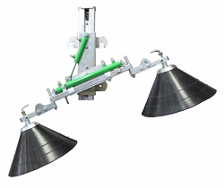 foto barra idraulica interceppo doppia per diserbo