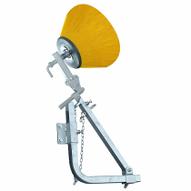 foto barra meccanica singola spazzola diserbo tosello